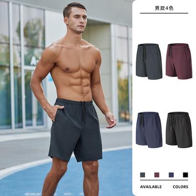 Men's Summer Quick-dry Basketball Training Sports Shorts Casual Outdoor Breathable Fitness Short Pants with Pockets