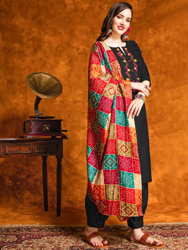 Wunderschönes Designer-Kurta-Hose-Dupatta-Set für indische Damen, Bollywood-Top, Tunika, Kurti, Salwar Kameez