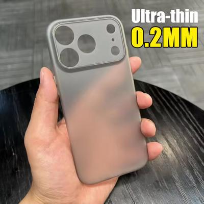 Nuova Cover Ultra Sottile 0.2mm in PP Opaco per Apple iPhone 17 Air / 17 Pro / 17 Pro Max Cover Sottile per Custodie iPhone 17Air