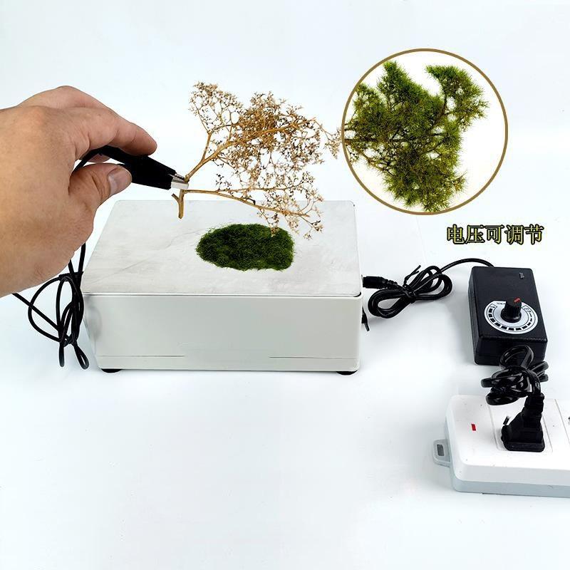 1 set   Doe-het-zelf Desktop elektrostatische flockmachine speelgoed interieur flockmachine black