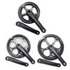 Single Speed Crankset 52T/48T/40T Bike Chainring Crankset Chainwheel Aluminum Alloy Folding Bike Chainwheel Crankset