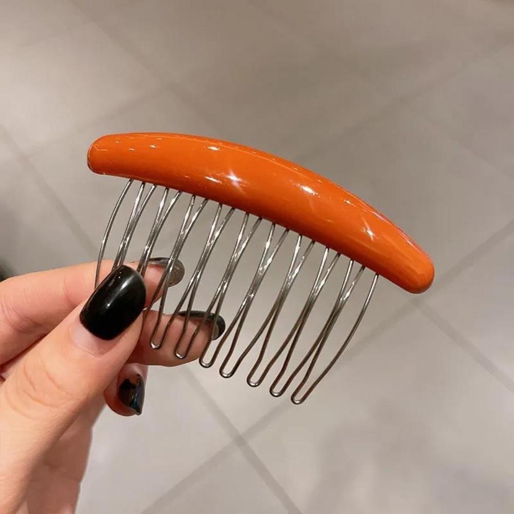 Acrylic Fshionable Temperament Non-slip Hair Comb Bangs Comb Going Out Hair Accessories Hair Comb Hairpin