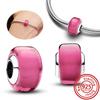 925 Sterling Copper Blue Green Pink Red Black White Purple Murano Glass Beads Fit Original Pantaro Charms Bracelet Women Zircon