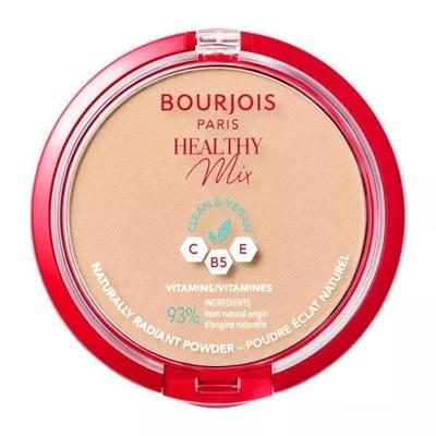Kompaktpuder - BOURJOIS - Healthy Mix - 04 Golden Beige - Vegan - 93% Natürliche Inhaltsstoffe