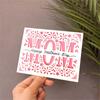 Mom Flower Cutting Dies for Photo Scrapbooking Card Making Decorations Embossing Stencils Carbon Steel Die Cuts