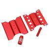 RC Car Work Stand Repair Work Station 360 Rotation Aluminum Alloy 1 18 1 24 Scale for SCX24 Remote Control Car Red