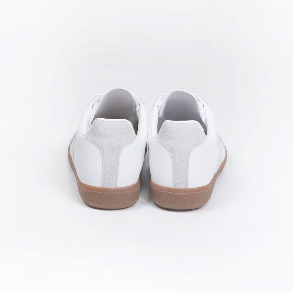 Thenopi Louise 5.5Cm Height-Increasing German Army Sneakers White [225~290Mm]