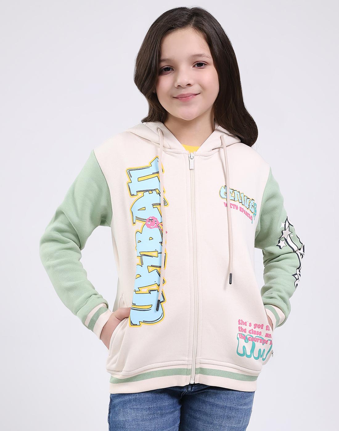 

Monte Carlo Girls Hooded Neck Full Sleeve Sweatshirt 4-5 Years вершковий