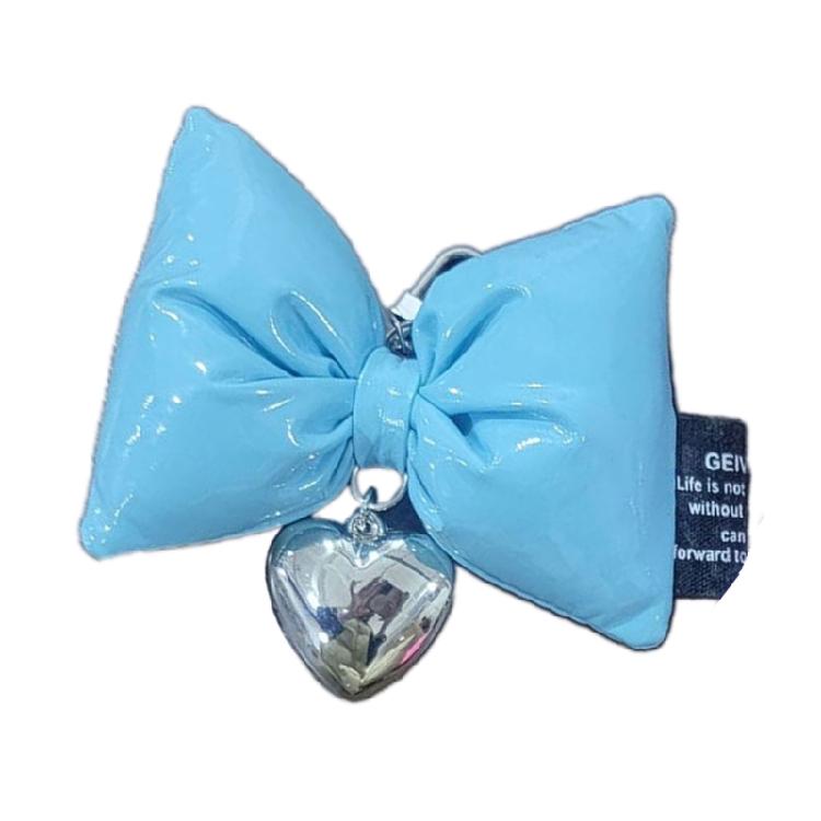 

Stylish Phone Lanyard Wrist Strap Bow Heart Phone Chain Keychains Decoration 1 синий