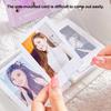Girls Sticker Notebook Binder 20 Double-Sided Pages Transparent PP Inner Page Scrapbook Refill Pages