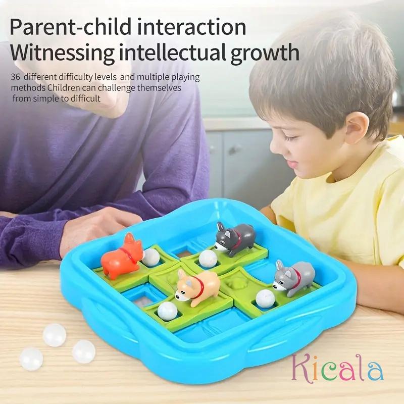 Brettspiel für Kinder Logisches Denken Training Eltern-Kind Interaktiv Motessori Puzzlespiel Spielzeug für Geburtstags-Weihnachtsgeschenke