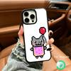 Cute N-Nyan -C-Cat Phone Case For IPhone17 16 15 14 13 12 11  Pro Max 16/15/14Plus Wireless Charger Cover Funda