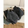 Korean Minimalist Wool High Neck Women's Button-Up Cardigan – Trendy Autumn/Winter Knitwear