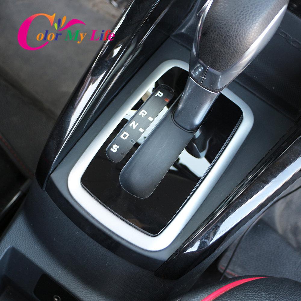Innen AT Gear Head Shift Panel Cover Trim Aufkleber für Ford Ecosport 2012 - 2016 LHD Auto Aufkleber