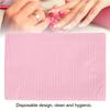 125PCS Disposable Manicure Mat Portable Pink Beauty Apron Nail Paper Table Mats  Beauty Salon