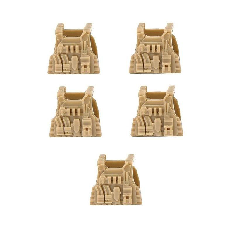 Non-Toxic Military Weapon Mini Action Figures Helmet Vest Soldier Special Forces Moc Diy Swat Army Police Parts Building Block Bricks Toys