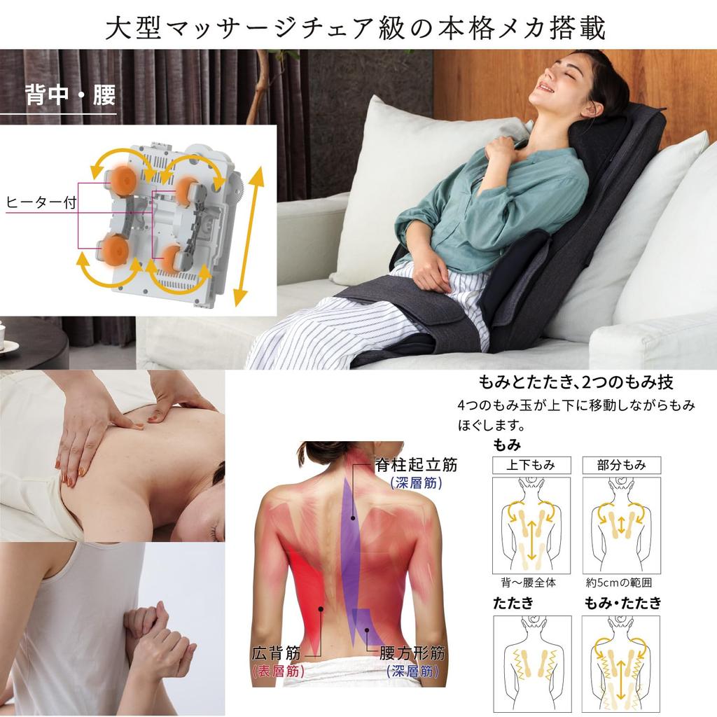 ATEX Κάθισμα Μασάζ Lourdes DMA Μπεζ Μέση Λαιμός Ώμος AX-HP222be