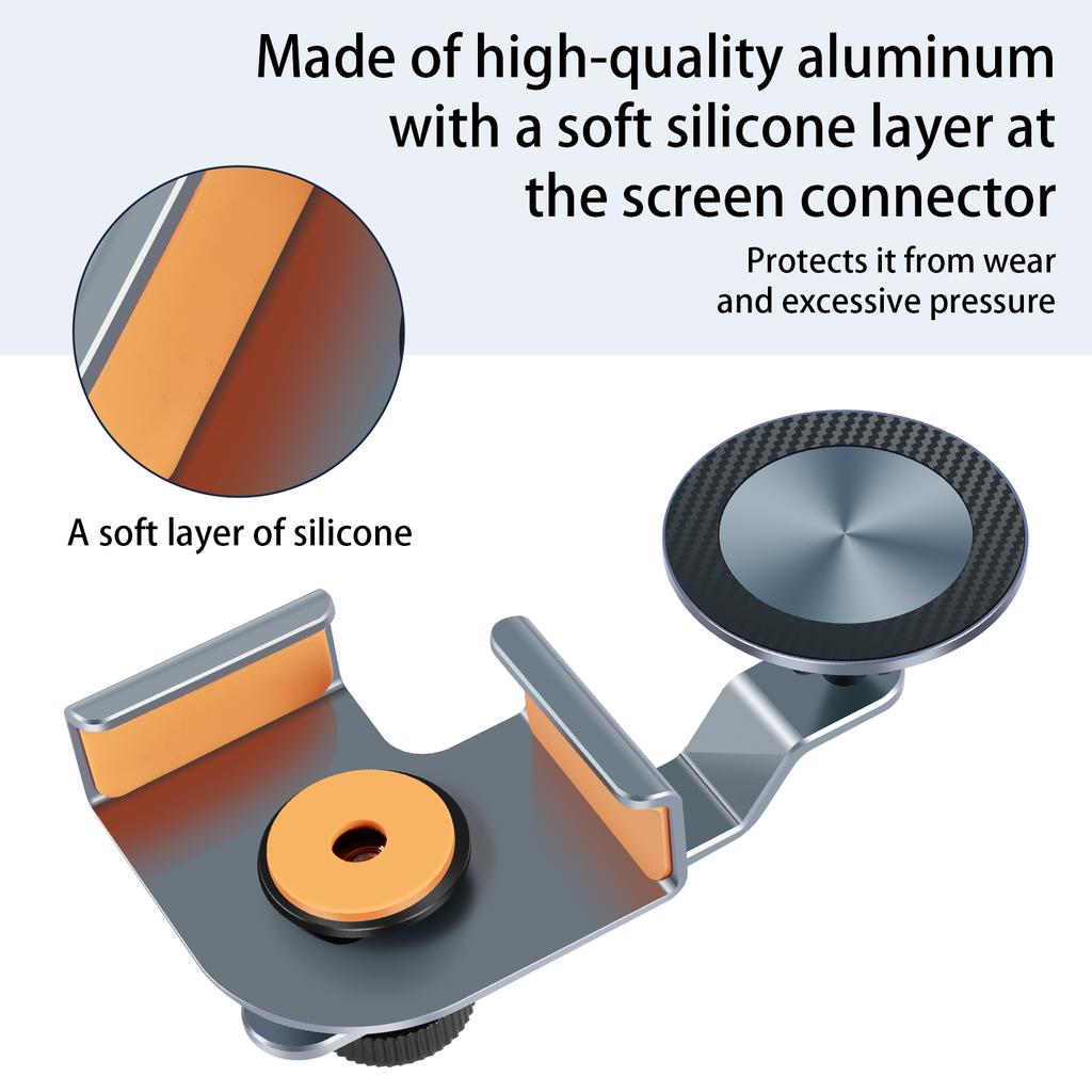 Handyhalterung Auto Starker Saugnapf Auto Magnetische Handyhalterung Einfach zu Installieren Magnetische Handyhalterung Winkelverstellbare Autohalterung