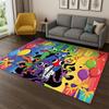 שטיח קריקטורה 3D 'חברים הקשת' למשחק, לסלון, לחדר שינה, לספה, לפינת משחקים, שטיחון כניסה, עיצוב בית, שטיח לאזור ילדים, מונע החלקה