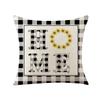 Home Decoration Pillowcase Set Watercolor Plaid Sunflower Pillowcase Spring High-end Home Cushion Cover