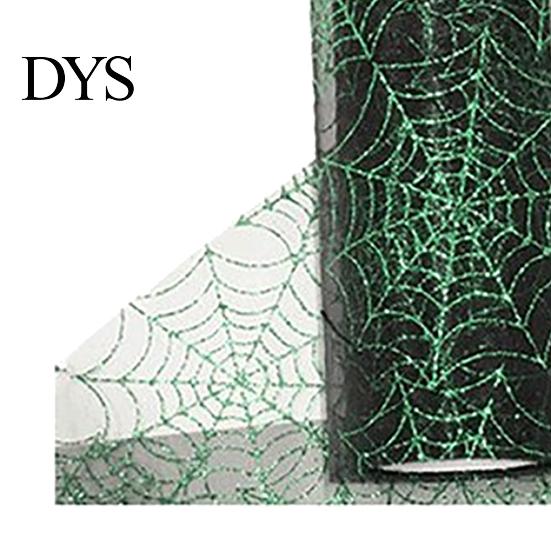Home & Garden 1 Roll Tulle Easy to Use Ornamental Multi-purpose Spider Halloween Wall Decorating Web for Decor