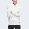 Adidas Primeknit Gradation Pattern Solid Color Golf Long Sleeve Knit Top Men tops White IN6652