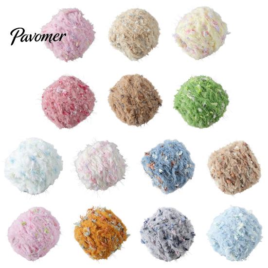 Hilo de Ganchillo Suave 33M Hilo Mezcla de Piel Sintética, Hilo Mohair Peludo para Tejer Principiantes, Suéter Bufanda Sombrero DIY Tejiendo Colorido Manualidad Suave