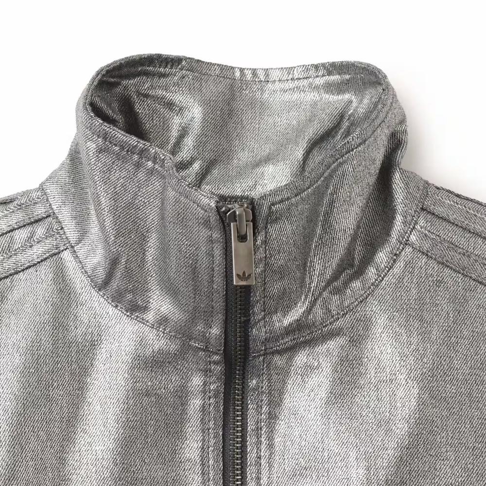 Adidas Originals Adicolor Firebird Track Top Denim Comfortable Simple Striped Long Sleeve Jacket Unisex Jackets KD2910