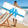 Olympique De Marseille Print Beach Towel, Large Soft Quick Dry Towel for Beach Camping Swimming