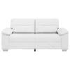 2 Seater Sofa White 180x81x84 cm Faux Leather