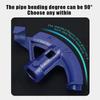 1Pc Portable Manual Steel Pipe Bender Tube Bending Forming Tools Easy Angle Curves Tube Bending Machine Conduit Bender Head