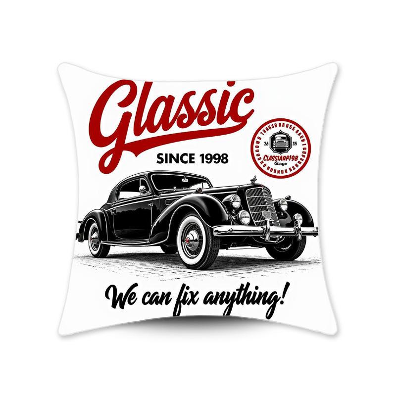 Retro American Style Pillow Case Printed Pillow Home Decoration Living Room Sofa Printed Cushion
