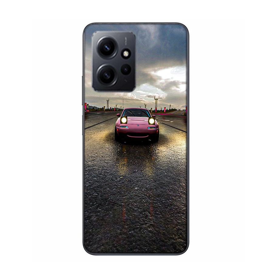 Mx5 M-Miata Phone Case For Redmi 12 13C 12C 15C 9 10 10C Note 13 Pro Plus 14 15 Pro 9T 9C 9A TPU Soft Cover Clear Cell Cases Sho