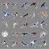50 Swallow Graffiti Stickers Personalized Cartoon Bird Creative Decorative Mobile Phone Case Water Cup Suitcase Stickers