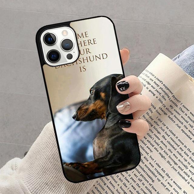 Autumu Dachshund Doberman Dog Phone Case Cover for iPhone 17 Air 16 16e 15 12 11 13 14 Pro Max Apple Plus Coque
