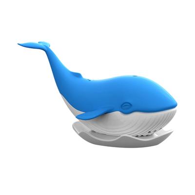 Cute Whale Design Silicone Tea Strainer