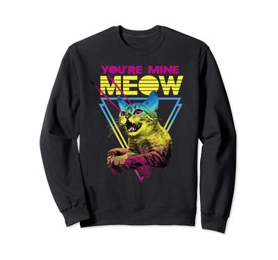 Sudadera Retro My Meow Gato Gamer Empollón Tú eres -