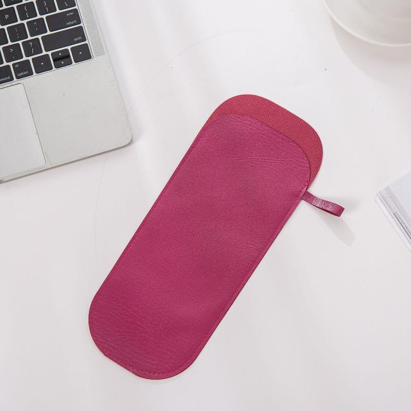 Waterproof Portable Umbrella Cover PU Leather Colorful Leakproof Holder for Folding Umbrellas Outdoor Travel