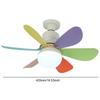 E27 Socket Fan LED Light E27 Base 42cm Modern LED Ceiling Fan Remote Control Chandelier Ceiling Fan 3 Speeds for Bedroom Kitchen
