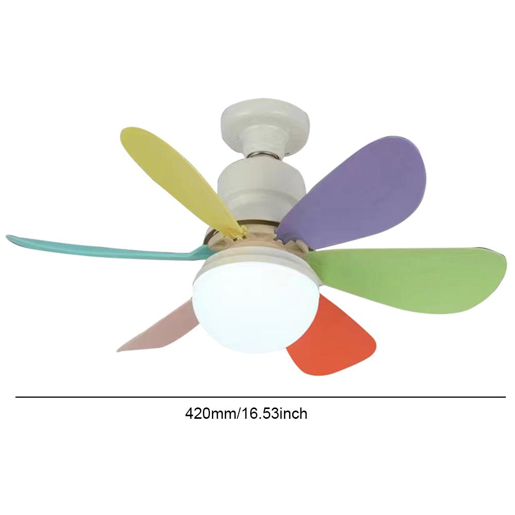E27 Socket Fan LED Light E27 Base 42cm Modern LED Ceiling Fan Remote Control Chandelier Ceiling Fan 3 Speeds for Bedroom Kitchen