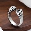 Men's Hip Hop Personality Power Punch Ring - European American Style, Fitness & Street Trendsetter