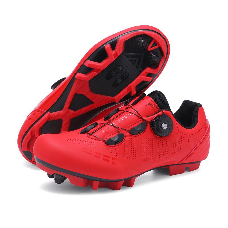 Unisex Road & Mountain Bike Cycling Shoes with Lock-Free Flat Bottom