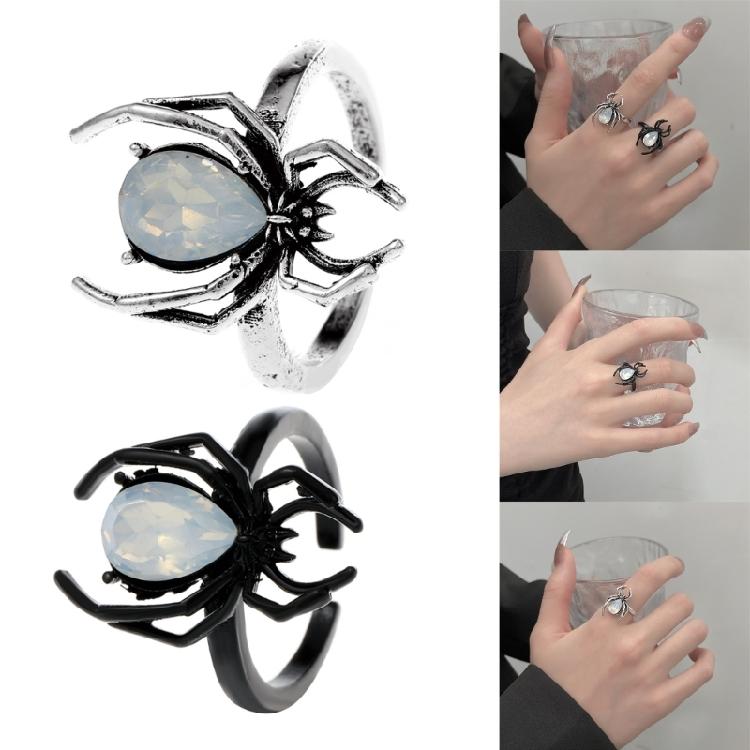 Spider Shape Opening Adjustable Rings Alloy Material Finger Rings Gift for Women