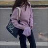 Korean Wool Pullover 2024: Women's Thick Knit Loose Sweater, Round Neck, Autumn/Winter
