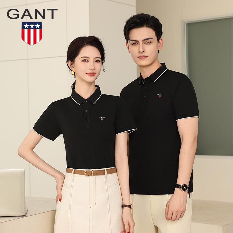 

Gant 2025 Summer Men s Embroidery New Moisture Wicking Quick Drying Polo Shirt Business Polo Shirt 4XL