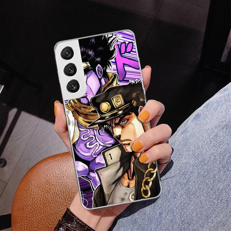 JoJo's Bizarre Adventure Stardust Crusaders Phone Case For Samsung Galaxy S24 S25 Edge S26 Ultra S23 S22 S21 Plus S20 FE + Perso
