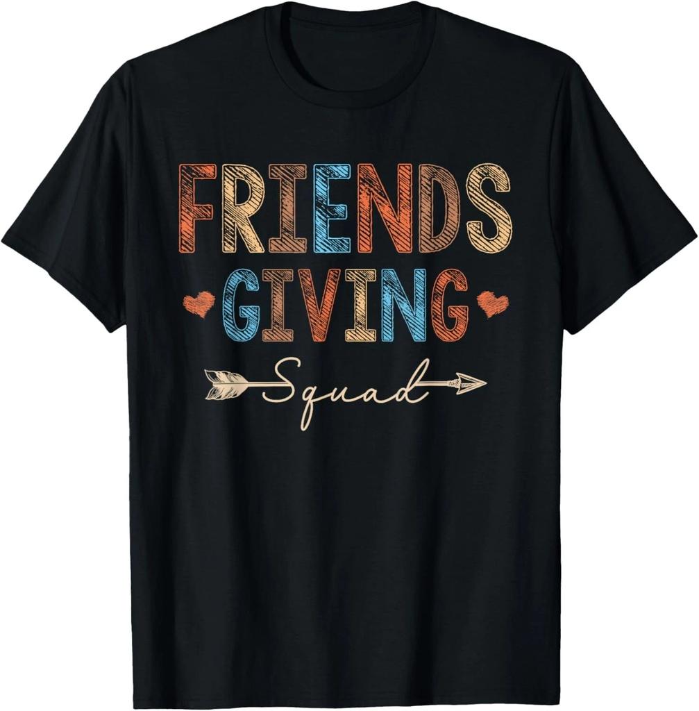 Friendsgiving Squad Thanksgiving Group Matching T- Shirt