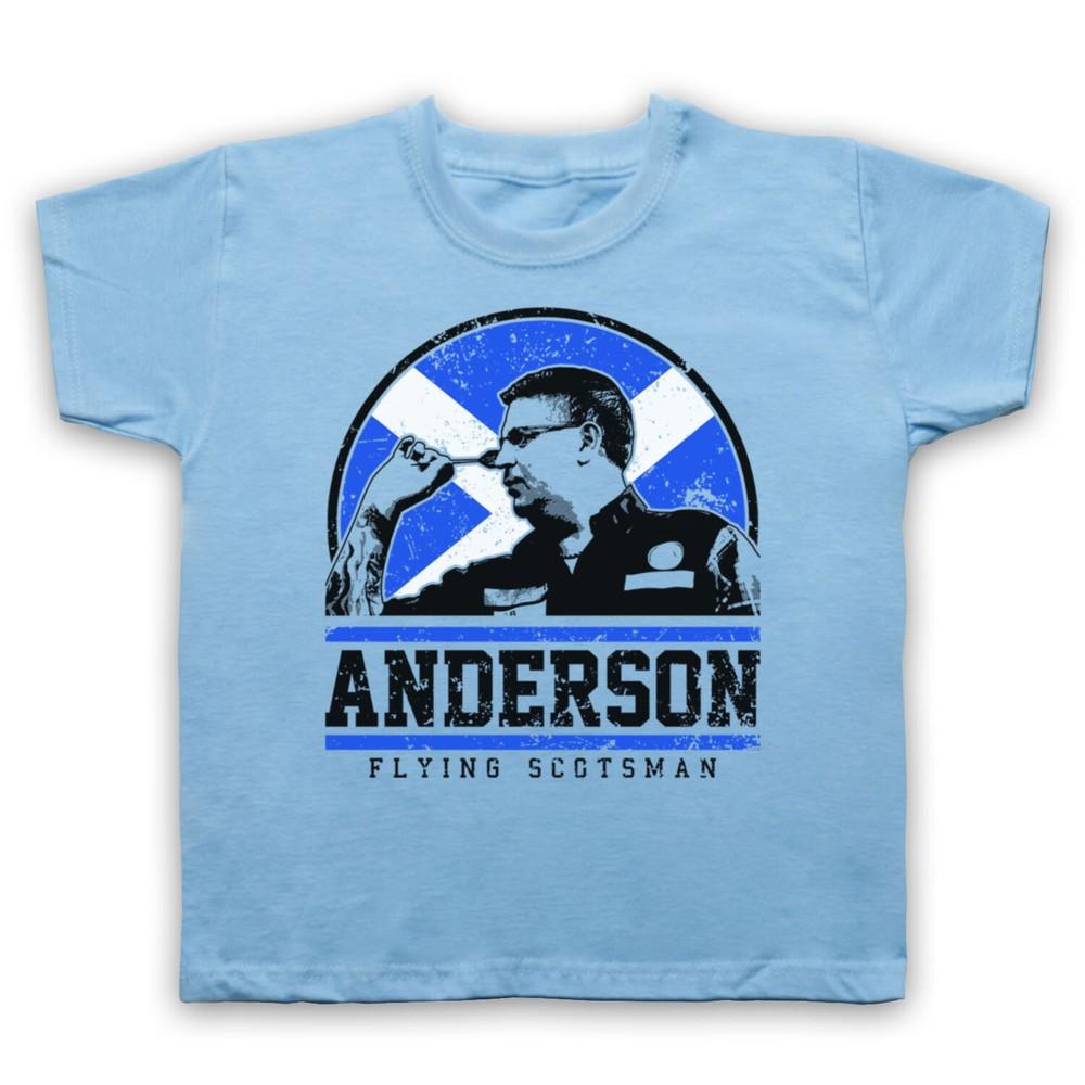 Детская футболка Anderson Flying Scottish Player Darts Tribute Scotsman 4XL