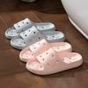 Bathroom cool slippers female couple summer new indoor home bathroom bath non-slip leakage thick soft bottom men