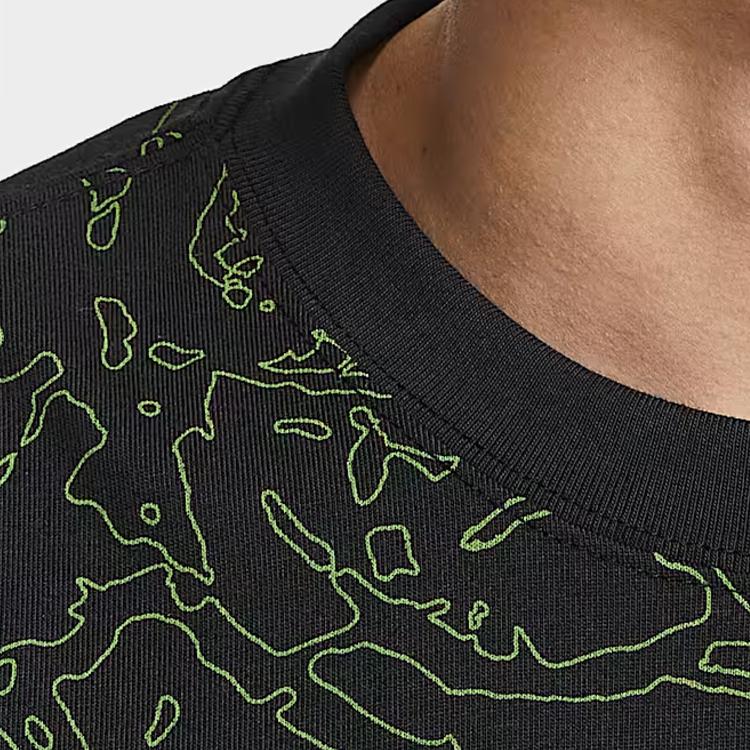Nike Tricou cu mânecă lungă, croială lejeră, cu imprimeu integral, pentru bărbați, tops IO1576-010